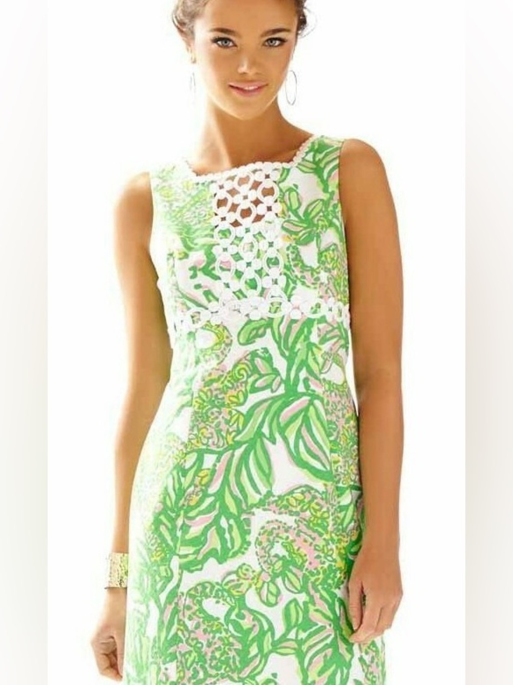 Lilly Pulitzer Rosie Shift Dress 6 Seeing Pink Elephants Palm Beach Z15